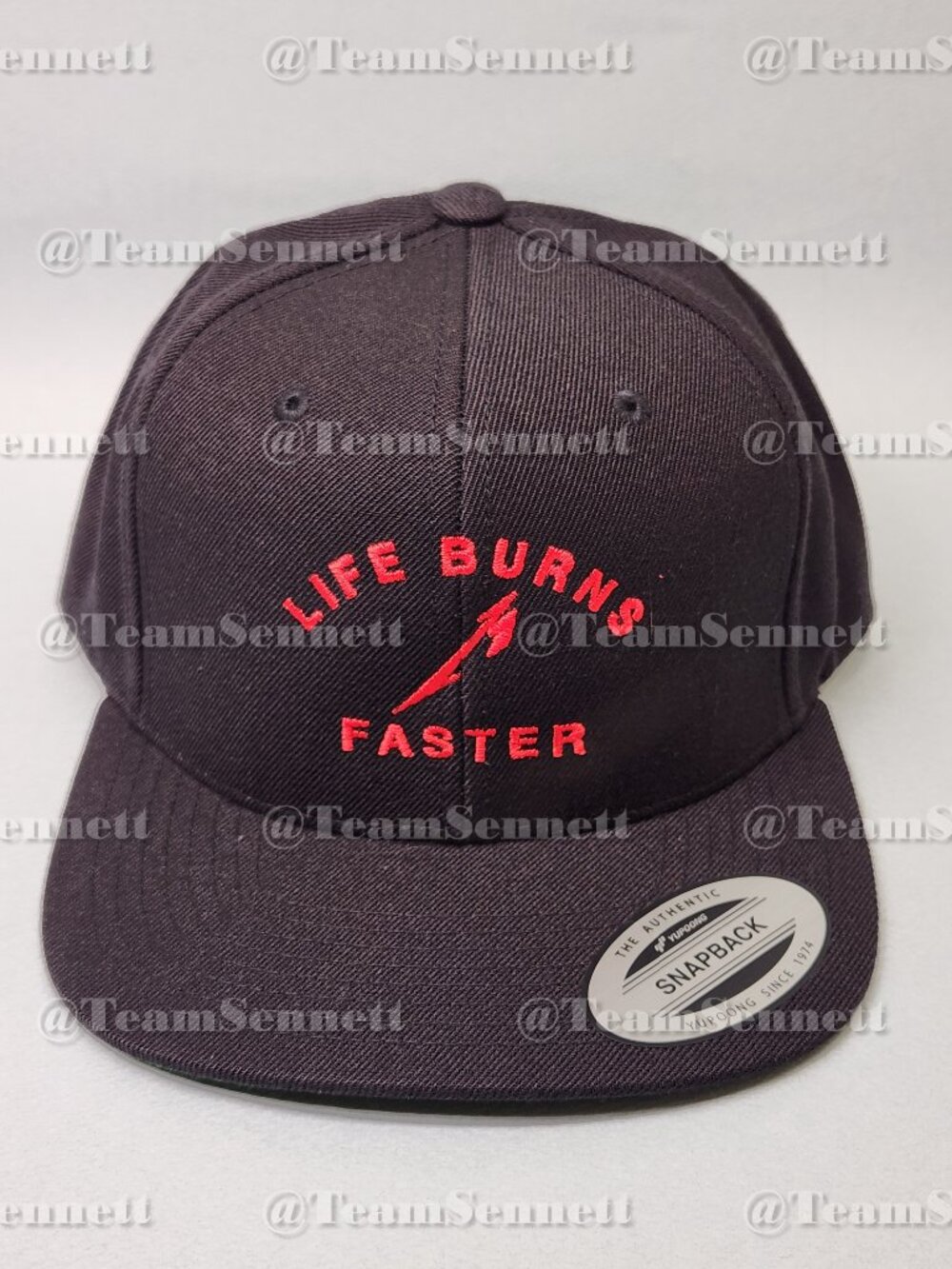 Metallica Snap Back Hat  / Life Burns Faster / Sphere Las Vegas 2026 / 2027